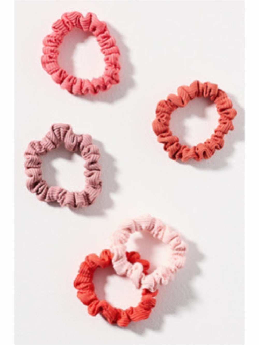 By Anthropologie Ribbed Hair Ties, Set of 5
